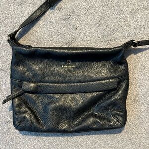 Kate Spade Black Leather Crossbody Bag